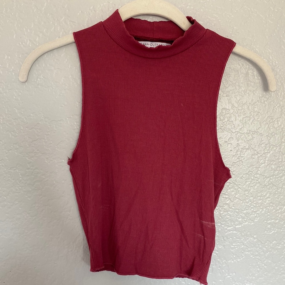 Urban Outfitters Mockneck Magenta Tanktop